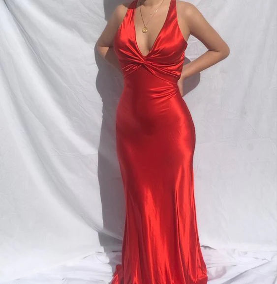 Purple/green/red/yellow fashion elegant V-neck backless vintage prom dress evening gown party dress nv1932