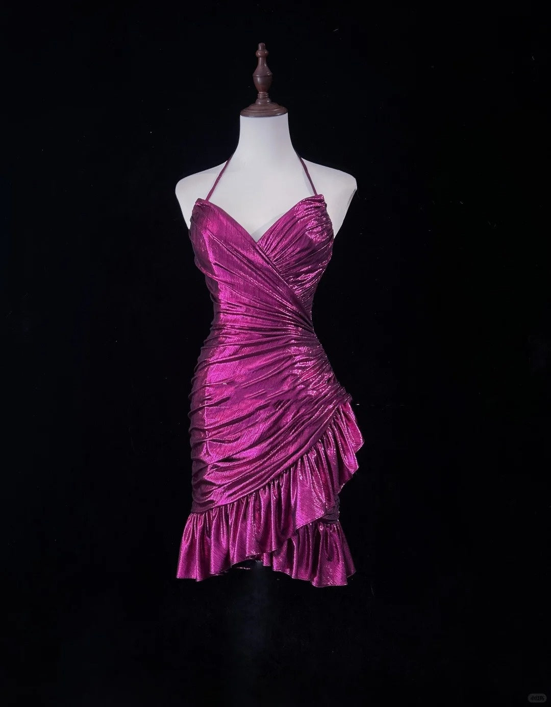 Pink Fashion Homecoming Dress Short Satin Prom Dress Evening Dress Party Dress nv4394