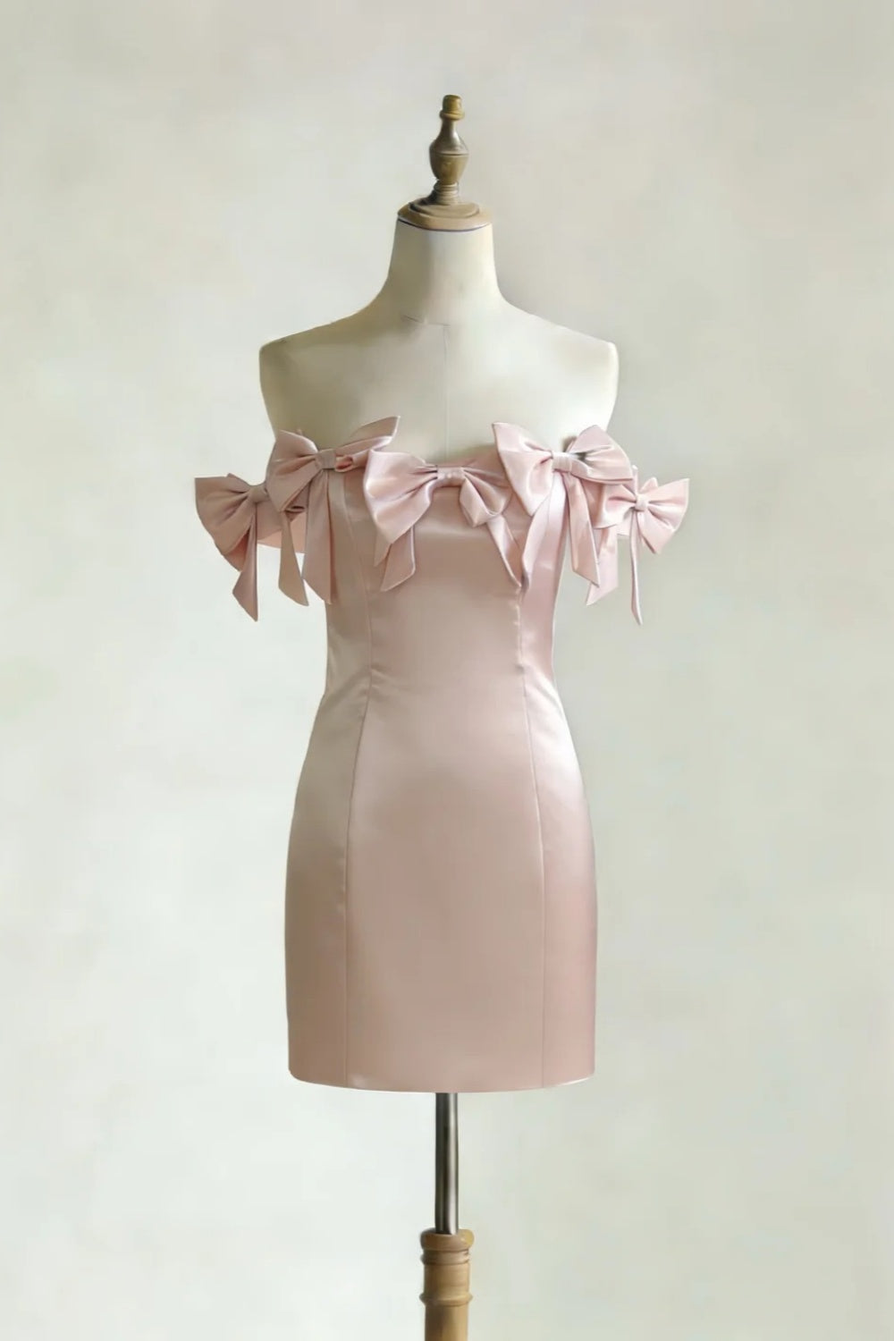 Robe courte rose pour bal de promo, robe d'anniversaire, robe de soirée, robe de princesse NV6742