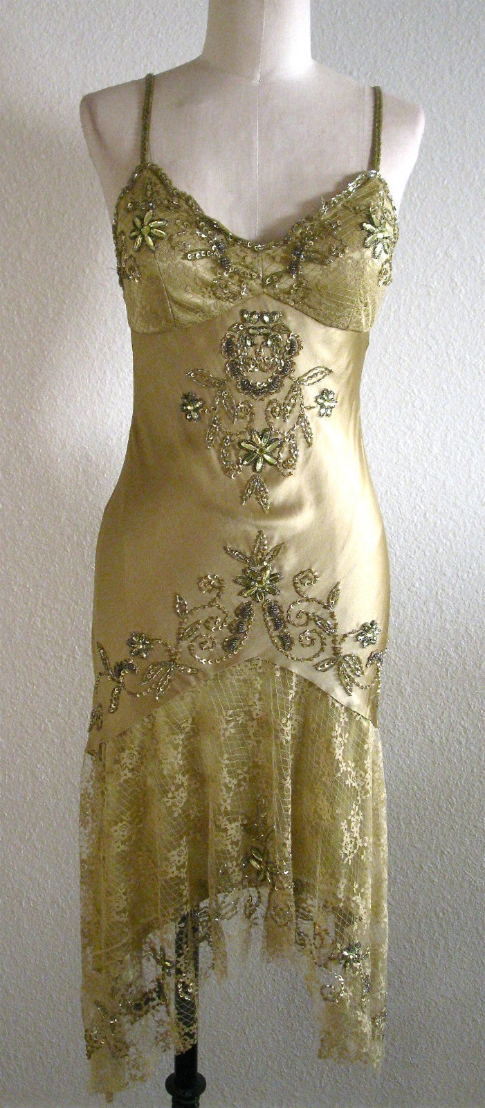Turquoise Vintage Exquisite Beaded Lace Spaghetti Strap Long Prom Gown Evening Dress Party Dress nv3540