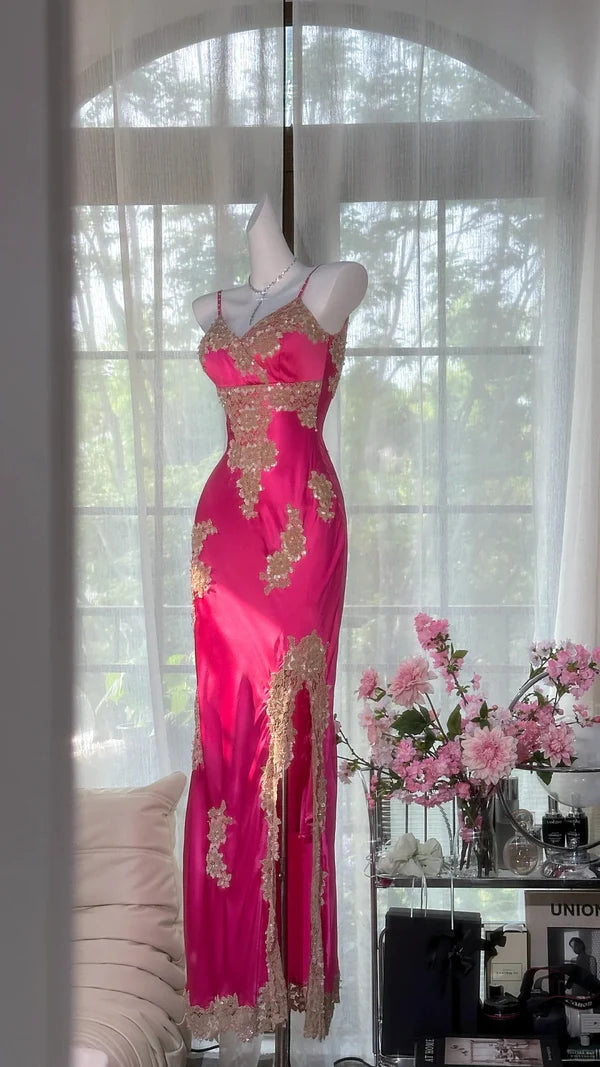 Mermaid Formal Dress Vintage Long Party Dress Evening Dress Prom Dresses nv4328