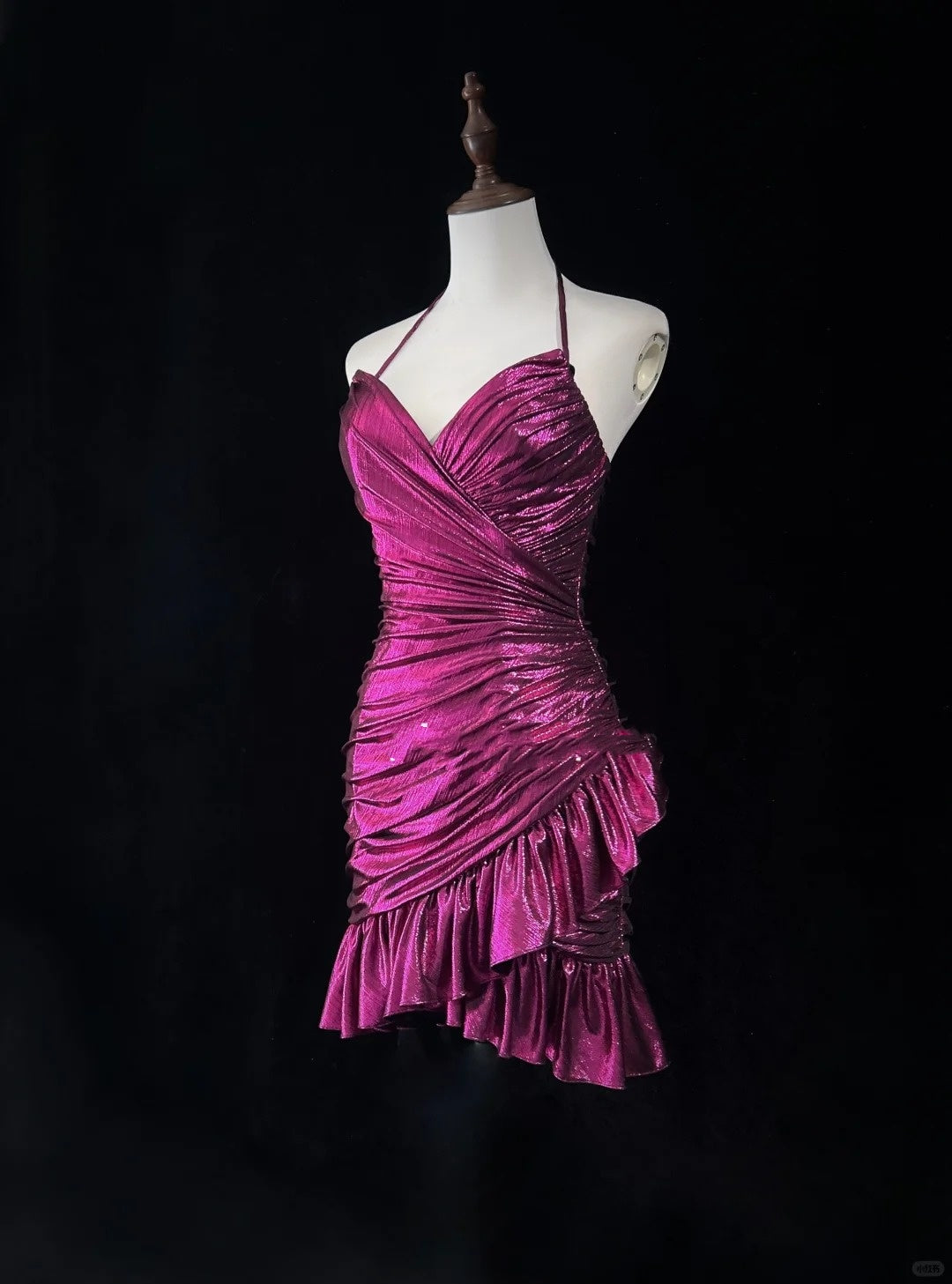 Pink Fashion Homecoming Dress Short Satin Prom Dress Evening Dress Party Dress nv4394