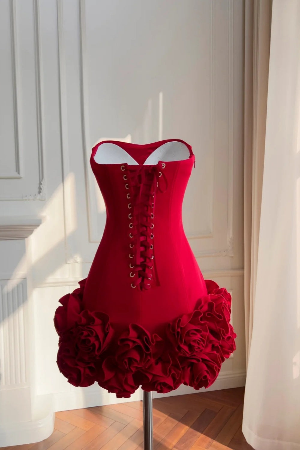 NiceVestidos-_NV Red Short Birthday Dress Formal Attire NV5942