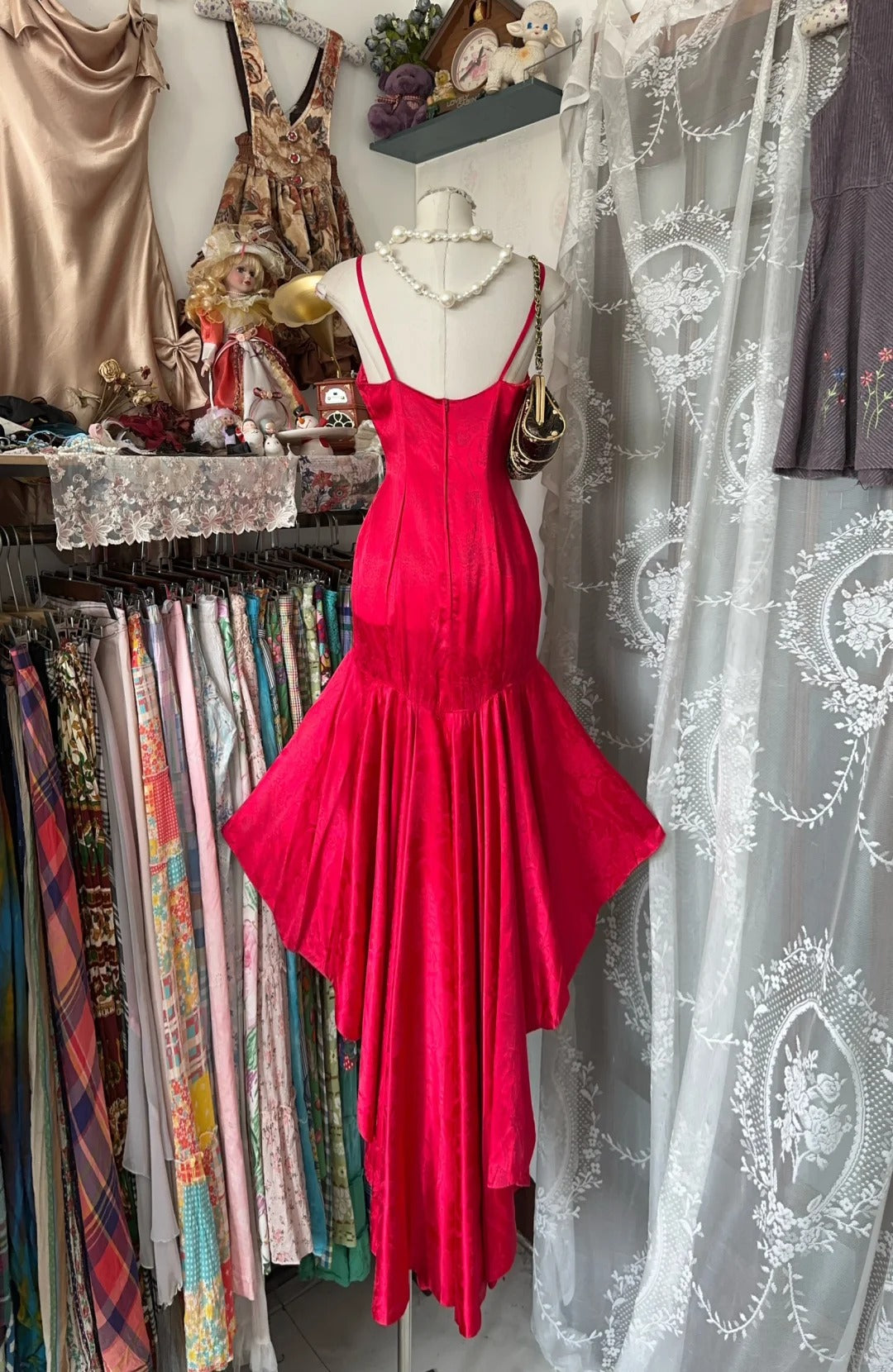 Red Fashion Homecoming Dress Short Birthday Dress Party Dress nv4369