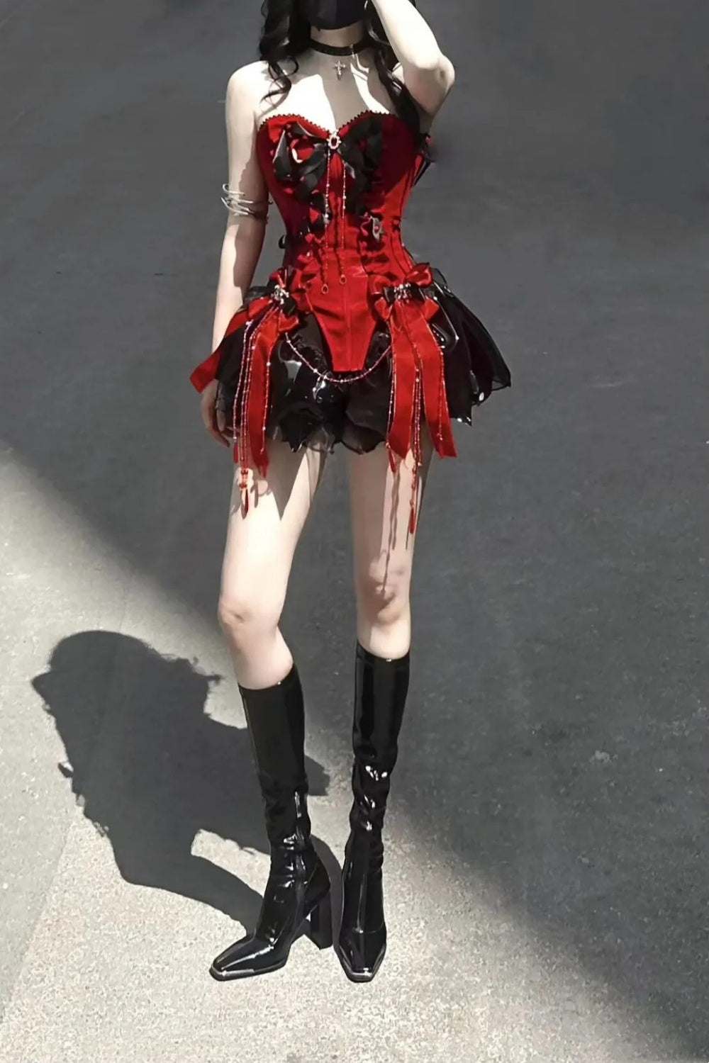 Robe d'anniversaire courte rétro NV6477