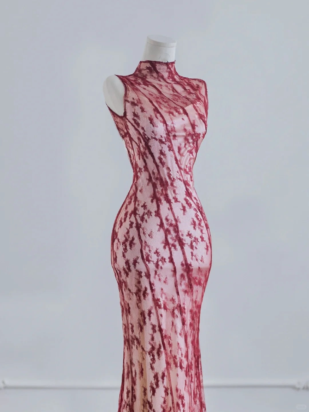 Red Sexy Elegant Long Chiffon Backless Prom Dress Evening Dress Party Dress nv4952
