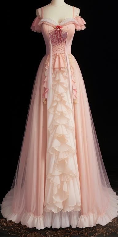 Rosa Süße Mode Kurzarm Lange Tüll Ballkleid Abendkleid Partykleid nv3895