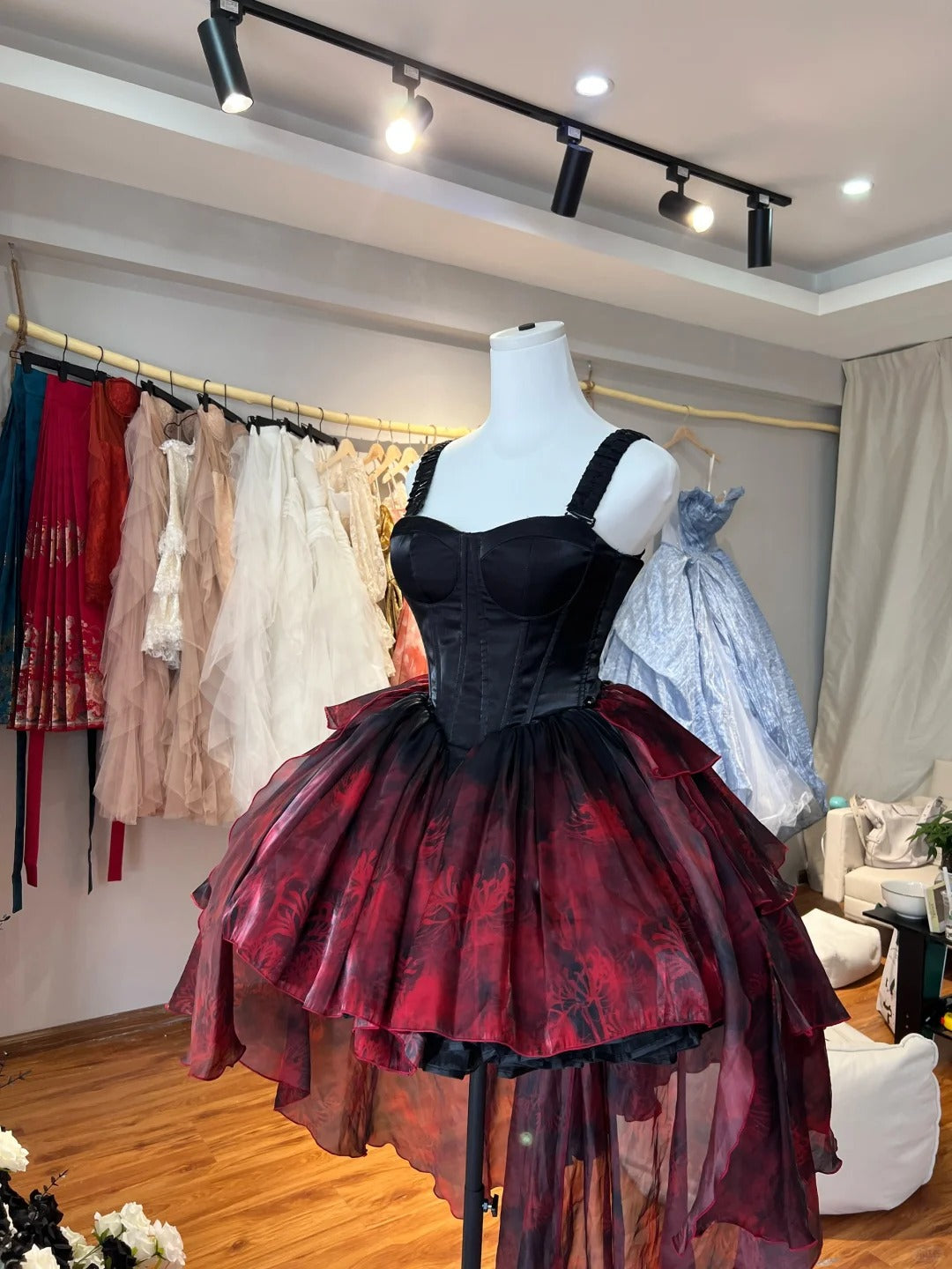 New short tulle princess dress, birthday dress, back-to-school dress NV6647