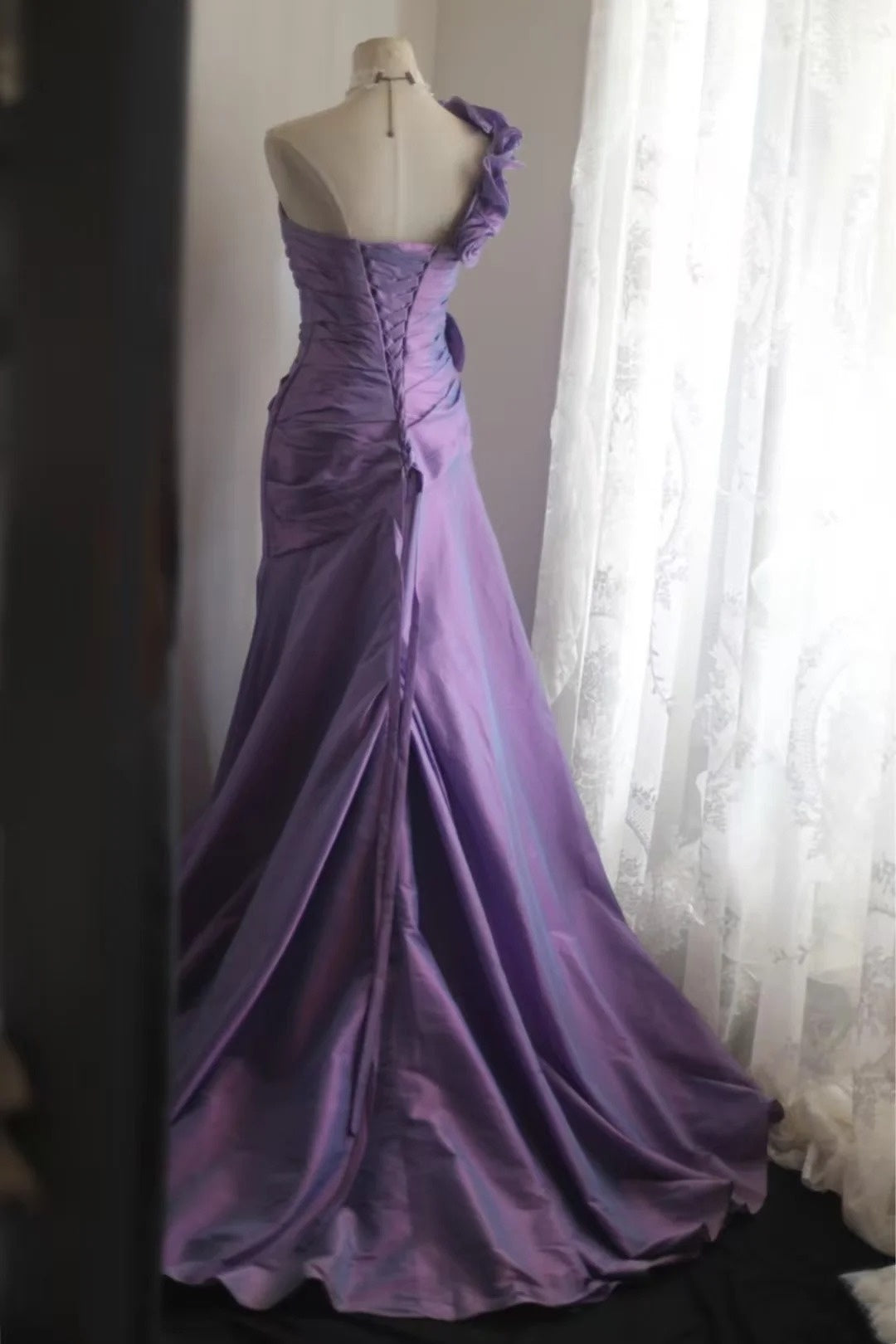 Robe longue de princesse violette NV6584