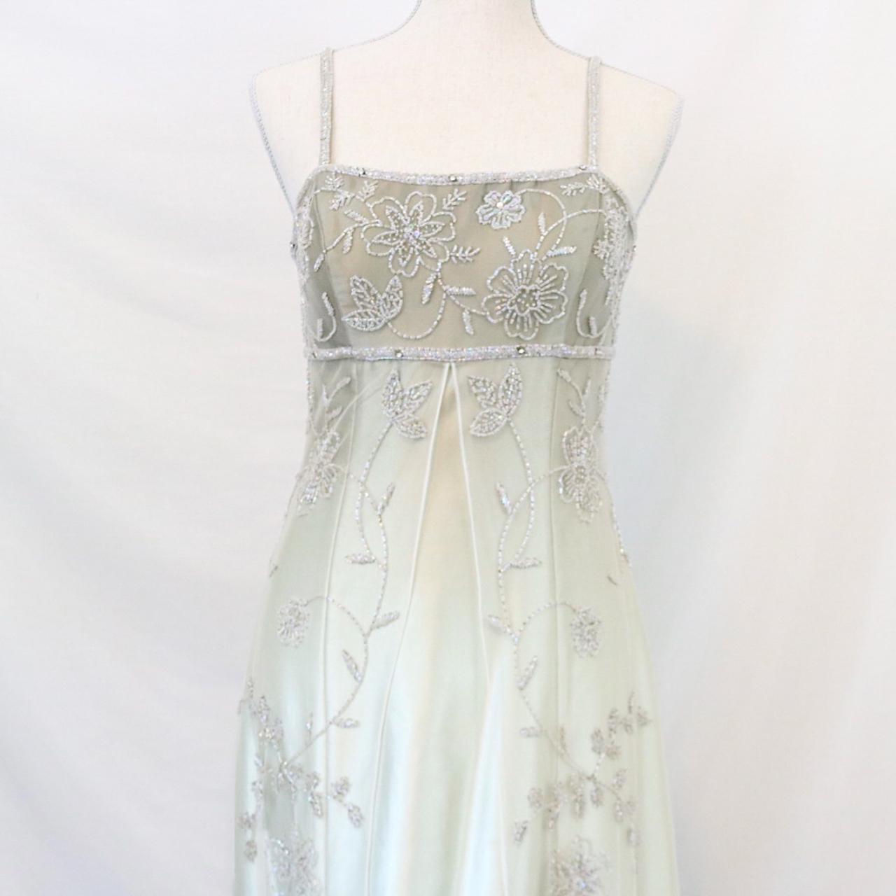 ✨Vintage Champagne Gold Empire Dress High Waist Fairy Long Tulle Formal Prom Dress Evening Gown nv4992