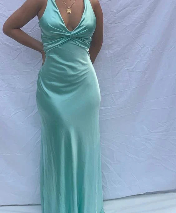 Purple/green/red/yellow fashion elegant V-neck backless vintage prom dress evening gown party dress nv1932