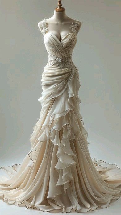 Elfenbeinweißes, elegantes Meerjungfrau-Kleid mit herzförmigem Ausschnitt und langer Spitze, Ballkleid, Abendkleid, Hochzeitskleid nv3455