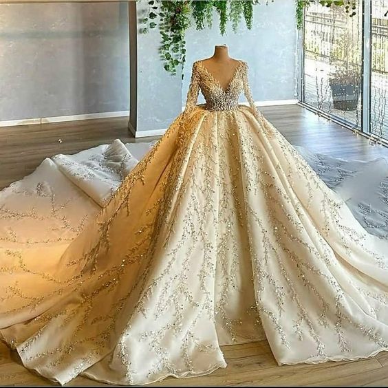 Robe de bal longue en ligne A Robe de mariée nv7