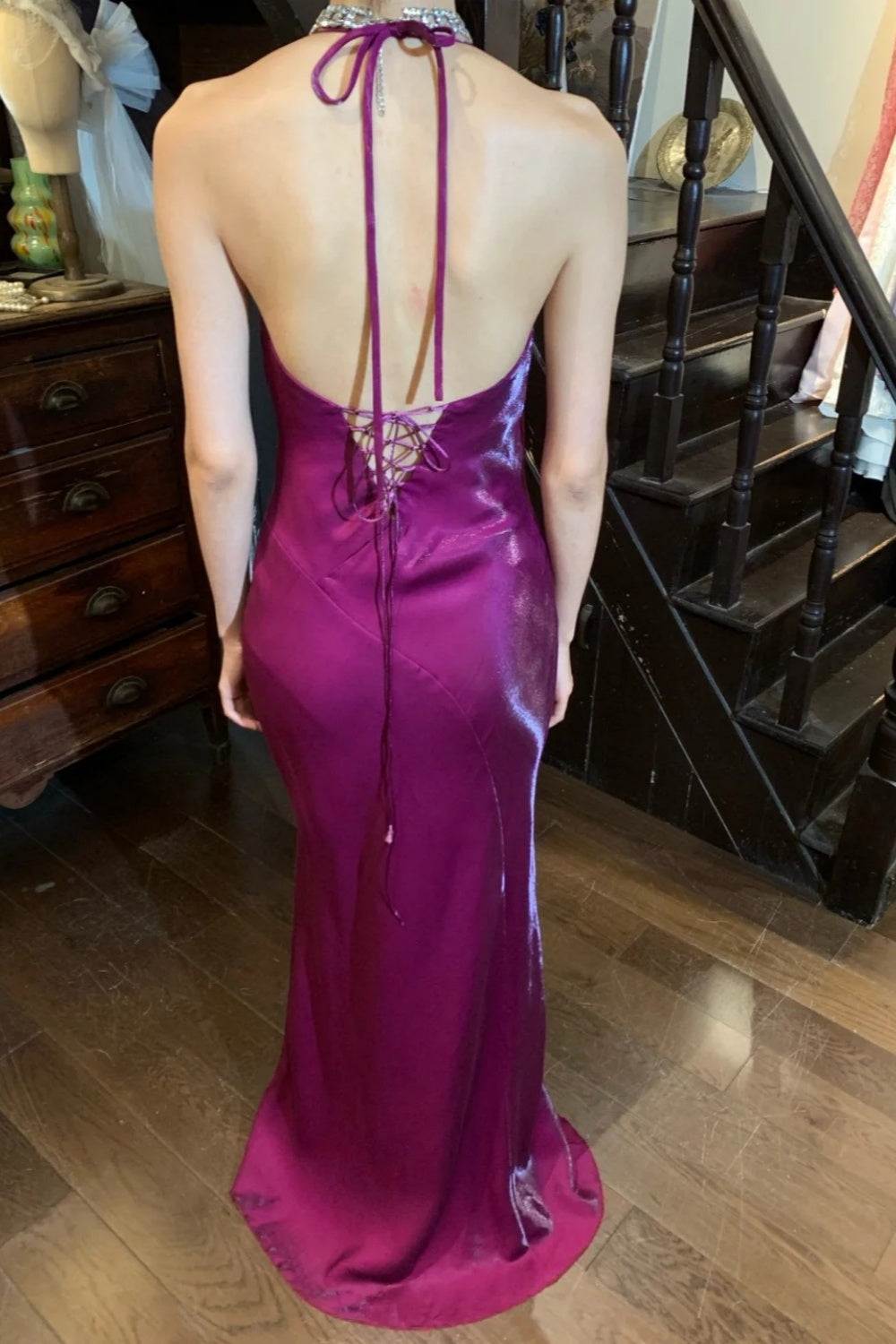 Robe de soirée longue vintage NV6580