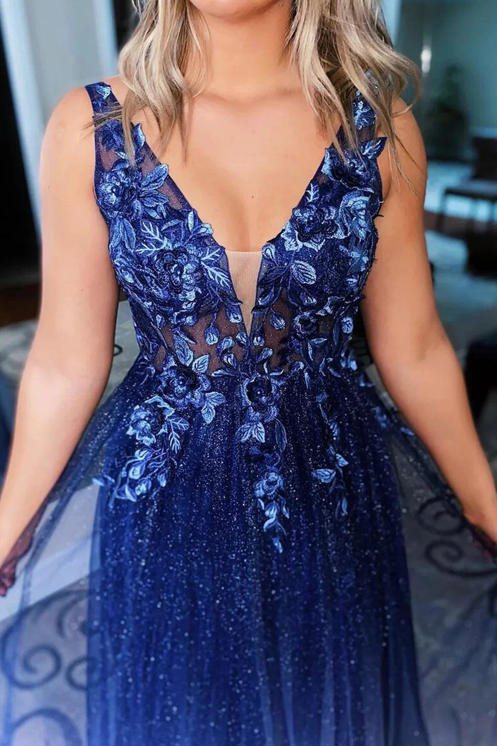 Sparkly Dark Red One Shoulder Sheath Long Prom Dress with Slit nv664