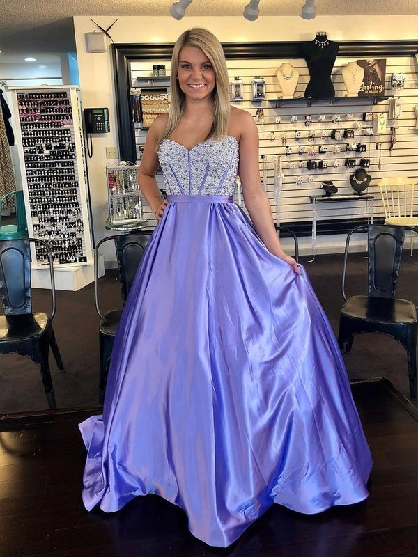 Robe de bal bustier ligne A, robe de bal, robe de soirée, robe de fête d'anniversaire nv441