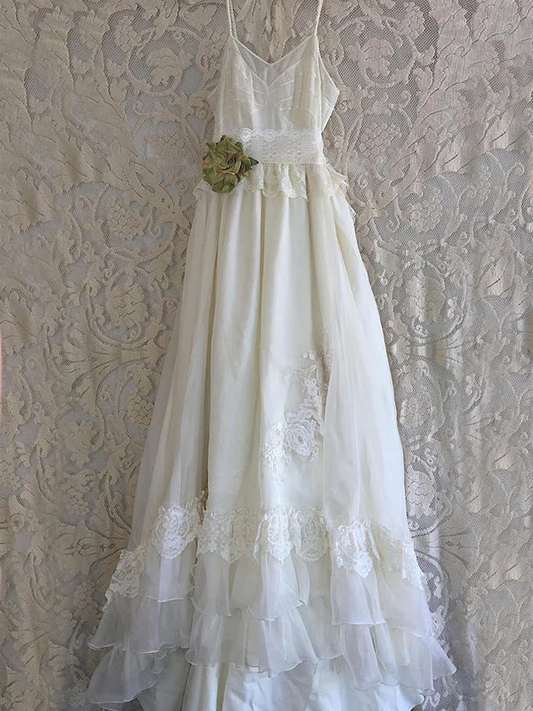 White Lace Elegant Dresses Wedding dress nv526