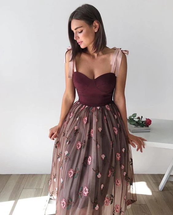 Robe de soirée longue en ligne A Robe de bal nv536