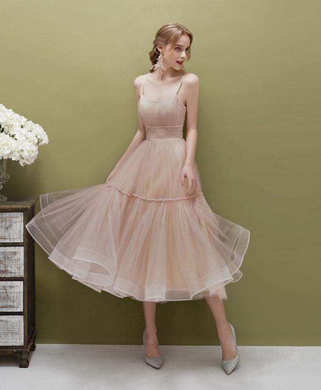 Robe de bal courte en tulle vert mignon, robe de soirée simple en tulle, robes de soirée nv541