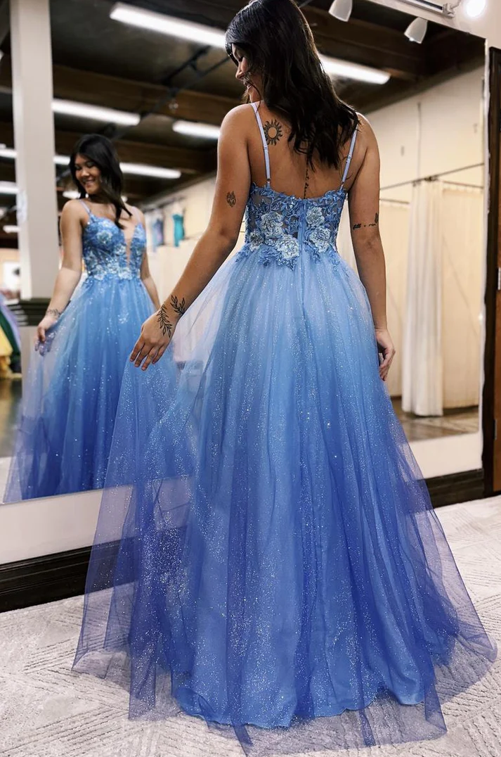 Robes de bal scintillantes, robes de soirée longues nv1001