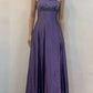 Purple Delicate Floral Beading Shiny Spaghetti Straps Elegant Fashion A-Line Long Tulle Ball Gown Evening Dress Party Dress Prom Dress nv3798