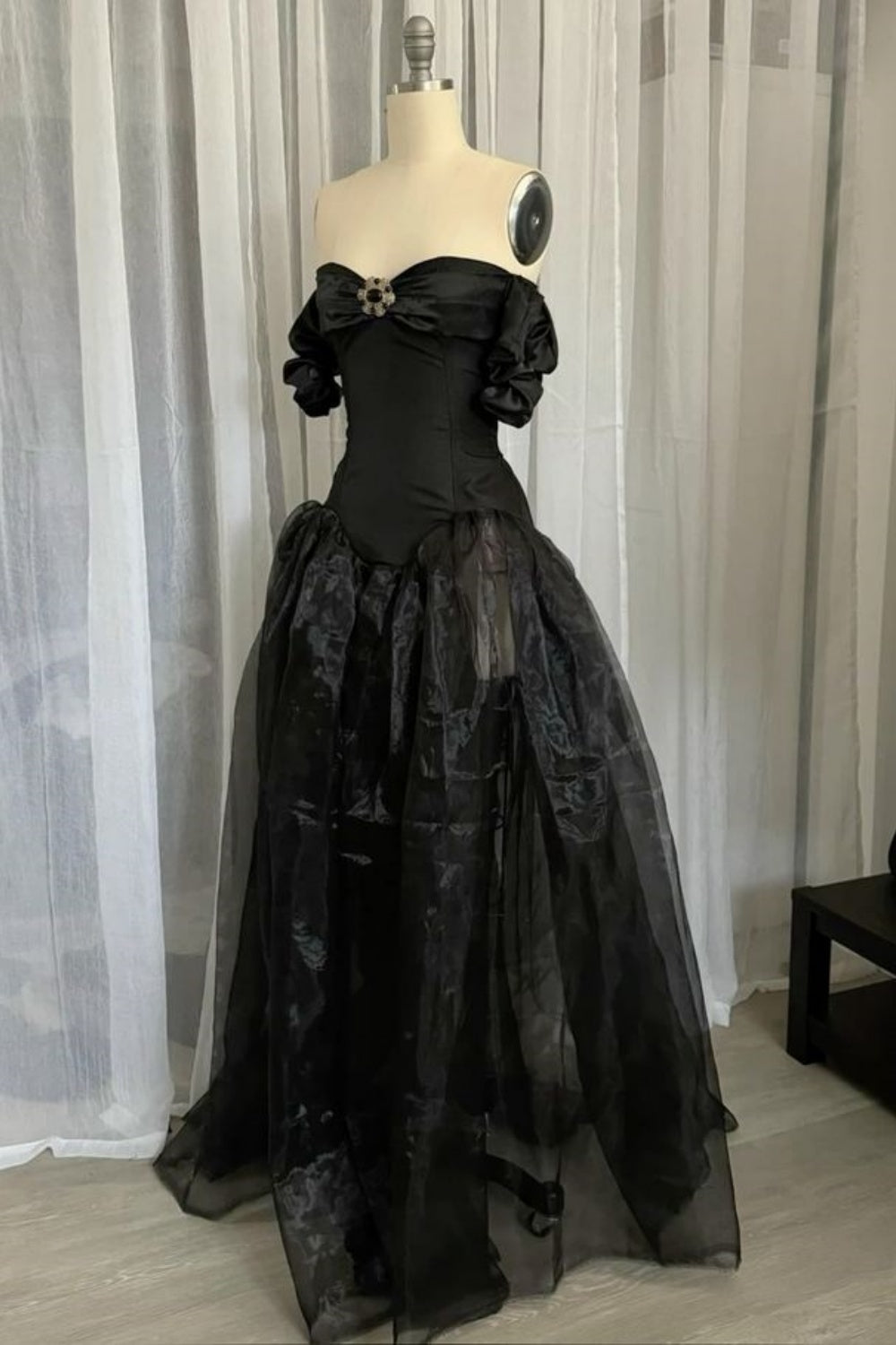 Robe longue rétro style nouvelle robe d'anniversaire magnifique NV6499