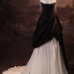 Black and white A-line ball gown evening dress nv1907