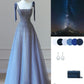 Purple Gorgeous Luxurious Shiny Elegant Fashion Exquisite Rhinestone Floor Length Tulle Graduation Gown Prom Gown Evening Gown nv3940