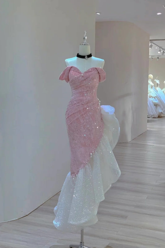 Robe longue haut de gamme tendance, taille et couleur personnalisables NV6487