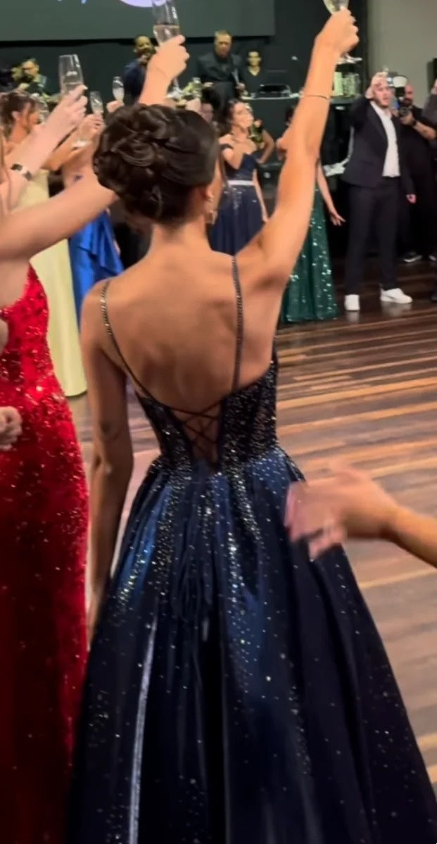 Robe longue de soirée rétro NV6452