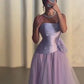 NiceVestidos--Purple Elegant Long Satin Tulle Ball Gown Princess Dress NV5862