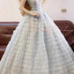Pink Vintage Elegant Long Layered Princess Tulle Ball Gown nv5028