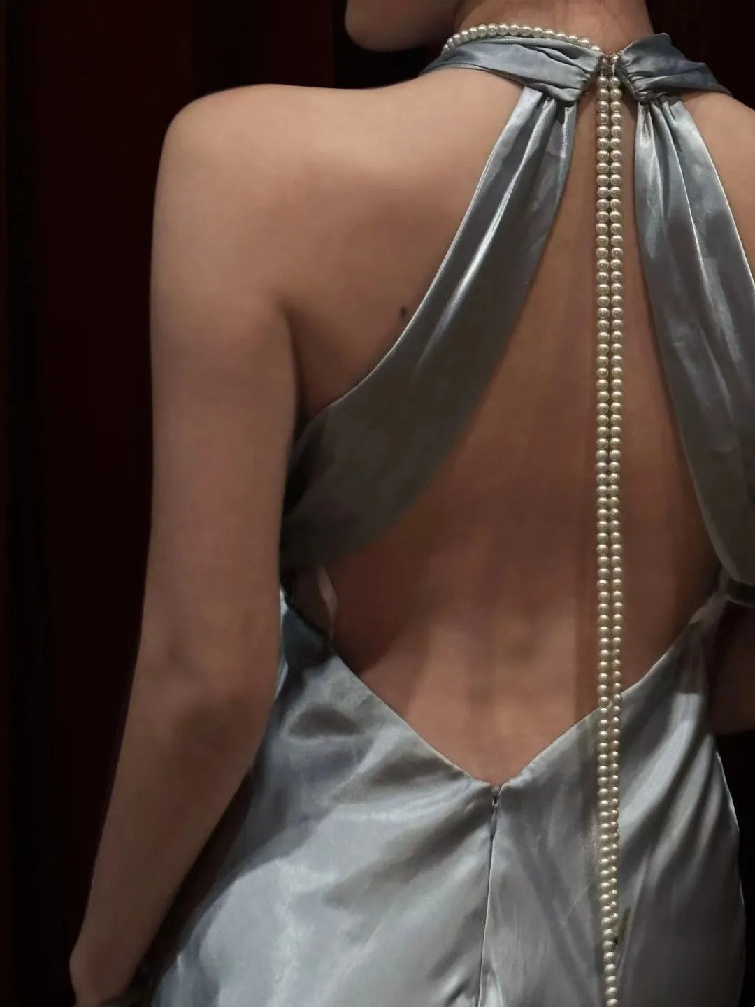 Robe longue de soirée rétro NV6439