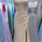 Nouvelle robe de soirée longue en satin, coupe ajustée, élégante et tendance, robe de demoiselle d'honneur, robe de remise de diplôme NV6636