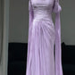 Robe de soirée violette élégante NV6721