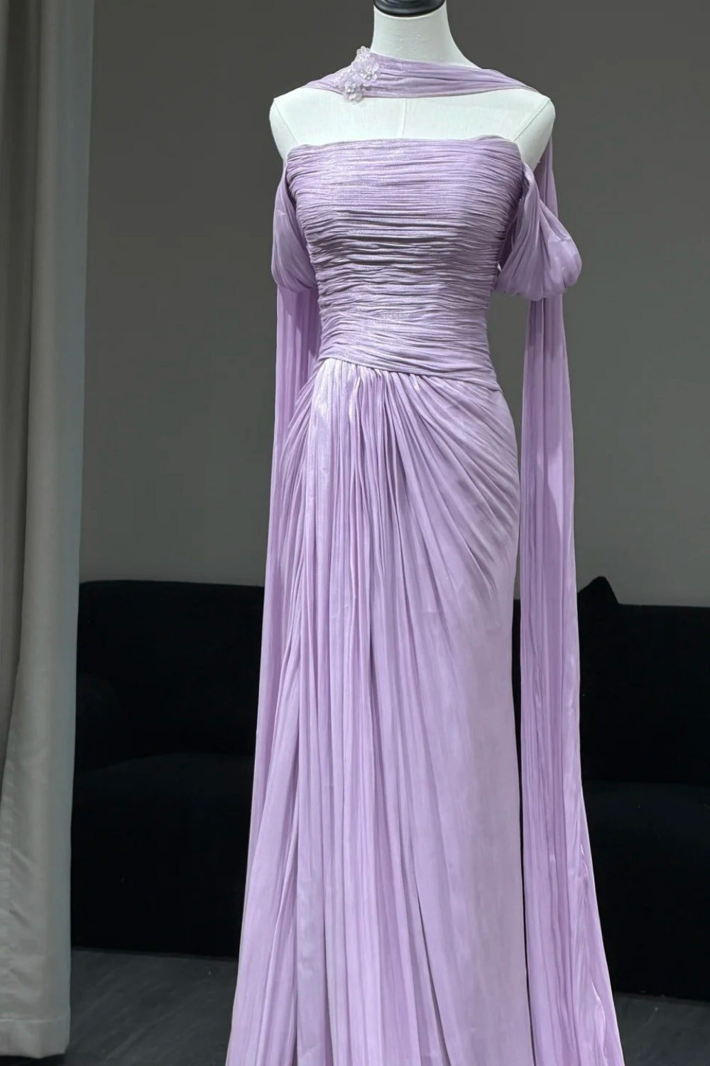 Robe de soirée violette élégante NV6721
