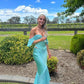 Jade Ruffle Sleeve Corset Maxi Women Long Skirts 2 Pieces Sexy Short Sleeve nv1649