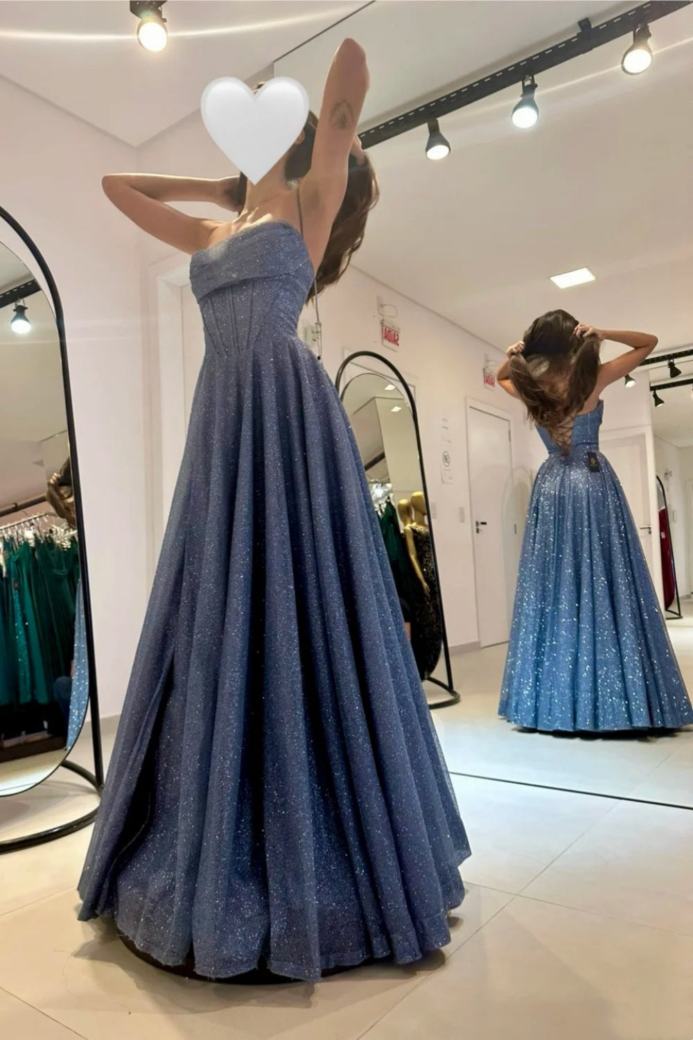 Robe longue de soirée rétro NV6453