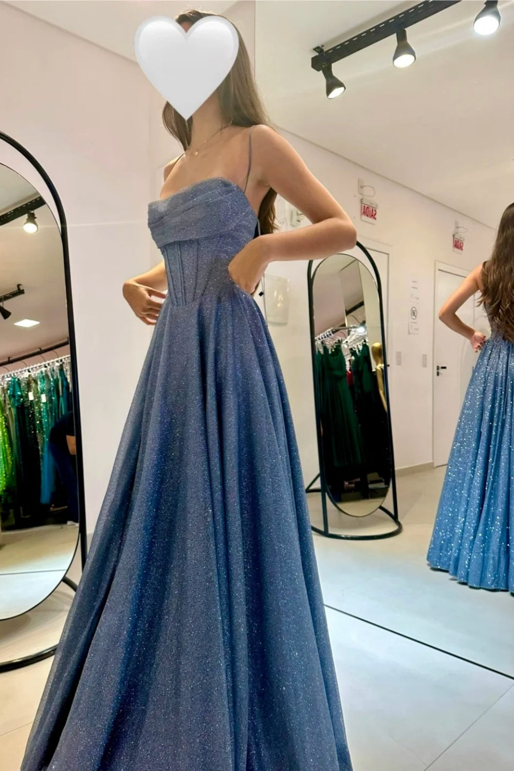 Robe longue de soirée rétro NV6453