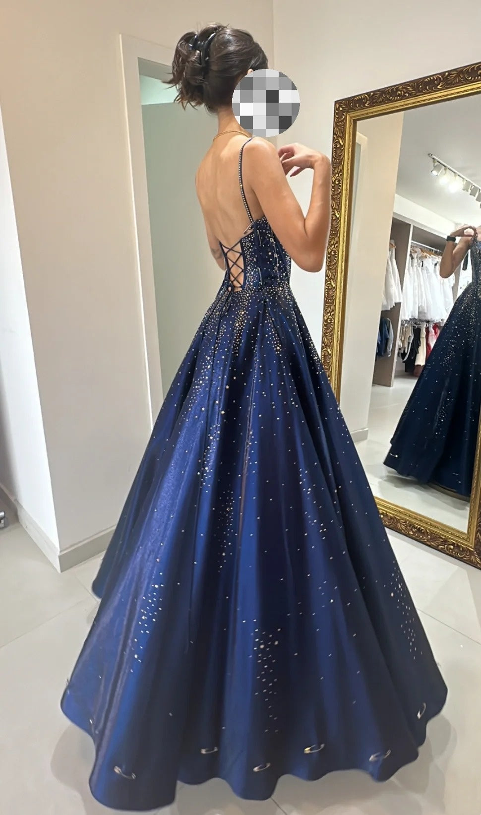 Robe longue de soirée rétro NV6452
