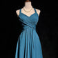 Blue Simple Long Chiffon Ball Gown Evening Dress Party Dress nv4392