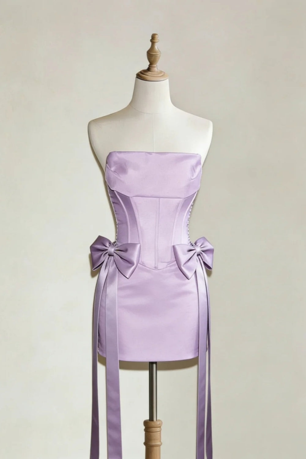 Nouvelle robe courte en satin tendance pour anniversaire et bal de promo NV6596