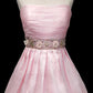 Pink Fashion Elegant Exquisite Beaded Short Tulle Chiffon Homecoming Dress Ball Gown Evening Dress Birthday Party Dress Prom Dress nv3967