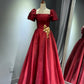 Robe de bal longue rouge NV6625