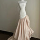 White Pink Fashionable Elegant Long Tulle Satin Floor Length Ball Gown Evening Gown nv4067