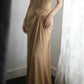 Robe longue de soirée rétro en satin NV6586