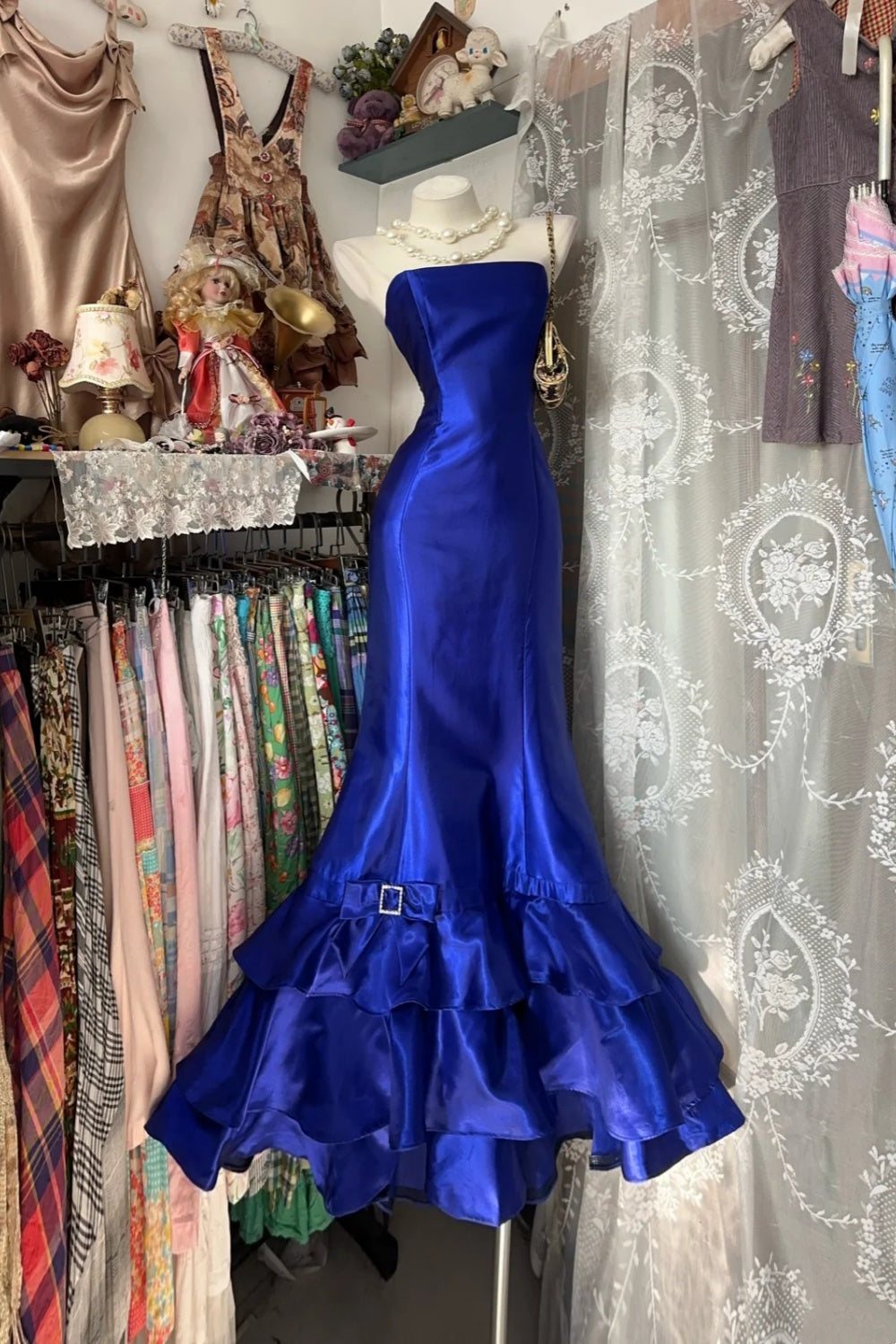 Robe longue de soirée rétro NV6454