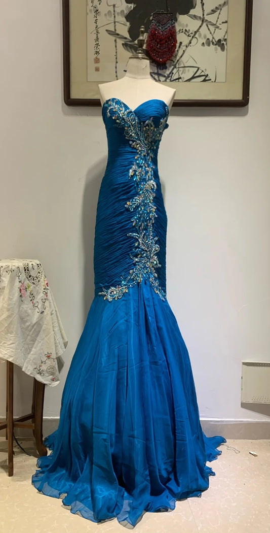 Robe longue de soirée rétro NV6445