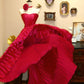 NiceVestidos--Vintage Style Satin Pleated Gown, Long Sleeveless Strapless Banquet Dress NV5824