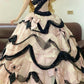 Pink Lace Bow Vintage Elegant Long Layered Princess Tulle Ball Gown nv5027
